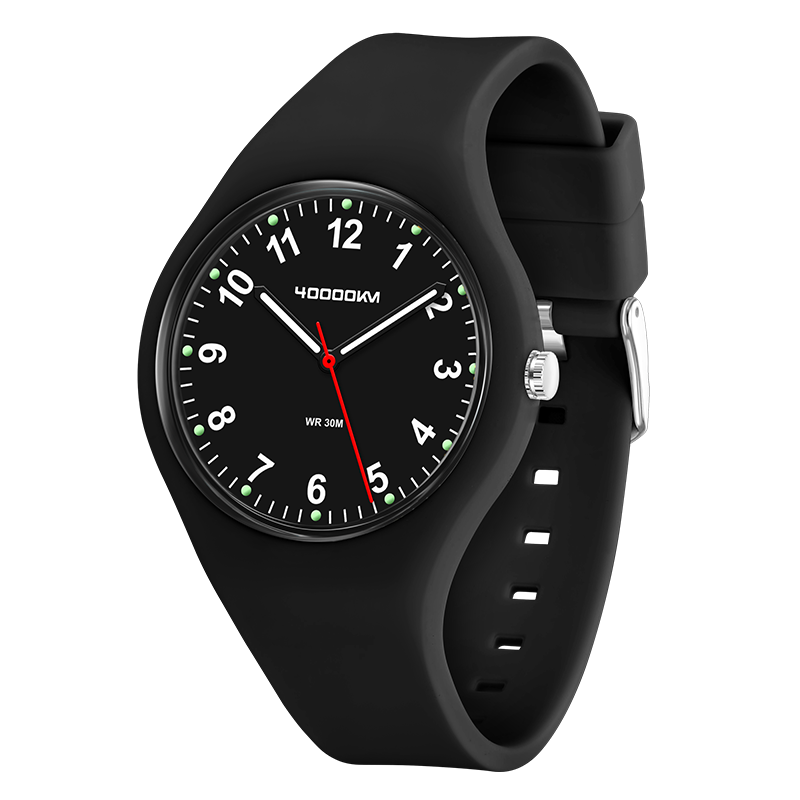 40,000 KM Student Exam Watch for Boys and Girls, Middle and High School, Silent Mechanical Quartz Watch for Civil Service and Graduate Exams