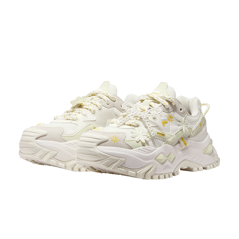 FILAFUSION Fila Trendy Hard Candy Garden Bloom Dad Shoes 26 Summer New Thick Sole Height Increasing Casual Shoes