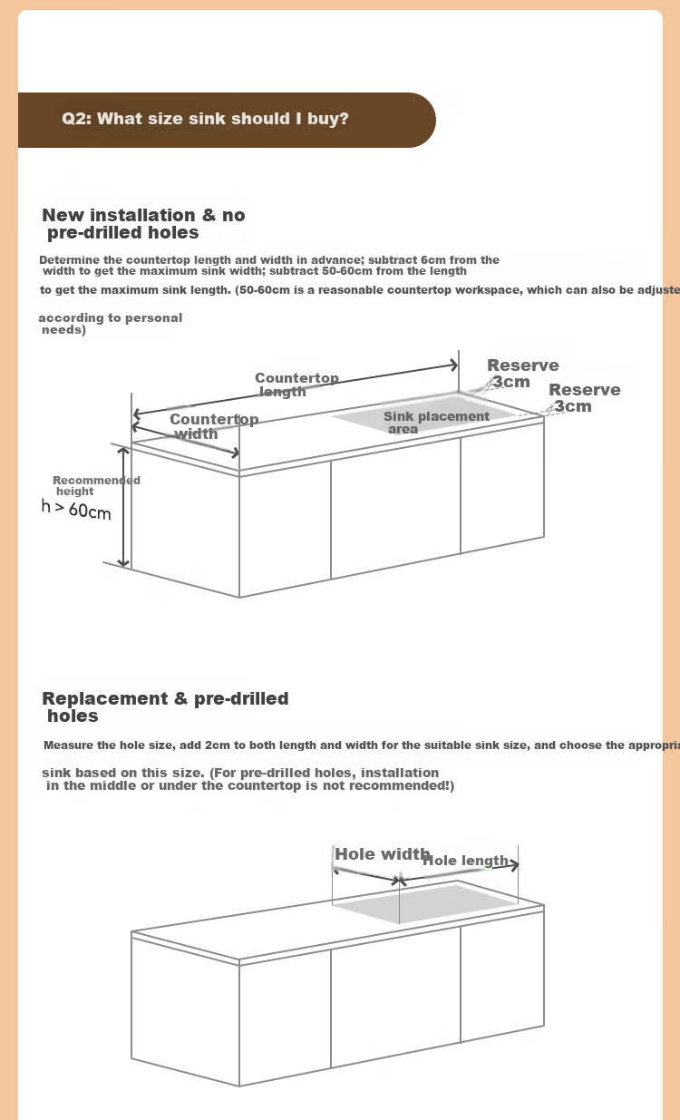 JD Jingzao Pure Titanium 0-Coating Large Single Bowl Kitchen Sink Anti-Grease Water Drainage Basin 76*43 with Faucet 18