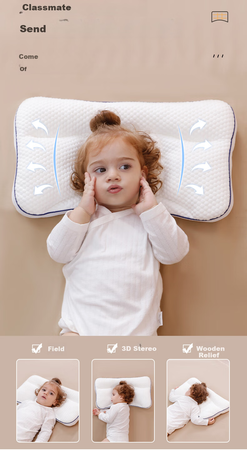 J.Sir Children's Neck Support Pillow Grade 10A for Students Ages 6-10, Youth 12-15, Kids H3 [Suitable for Ages 8-18] 8