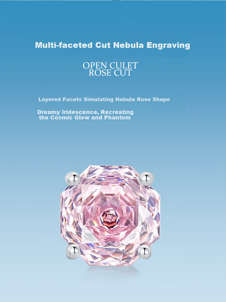 CHOW TAI SENG Rose Nebula S925 Sterling Silver Stud Earrings for Women Luxury Elegant High-End Jewelry Birthday Gift for Girlfriend 5