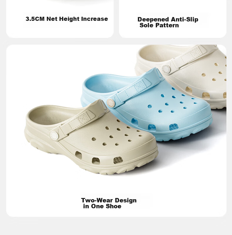 Puxirouman Soft Sole Hollow Out Shoes Women Outdoor Comfort 2026 Summer Beach Shoes EVA Non-Slip Closed Toe Slippers Men 14