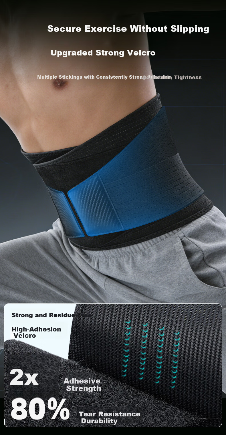 Keep Lumbar Support Belt [Ten Supports] Warm Waist Brace for Lumbar Disc Herniation, Prolonged Sitting, Lumbar Muscle Strain, Fitness Support, Waist Trainer for Men and Women 9