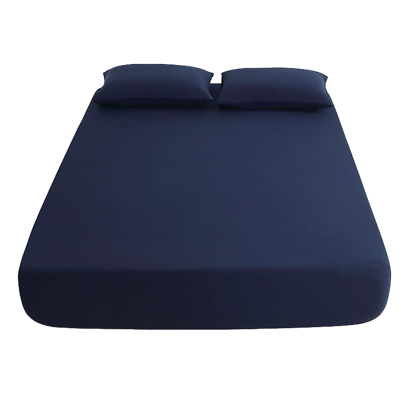SOMERELLE Class A Knitted Cotton Deep Sleep Fitted Sheet Single Piece Summer Cooling Breathable Mattress Protector Cover 1.5m x 2m
