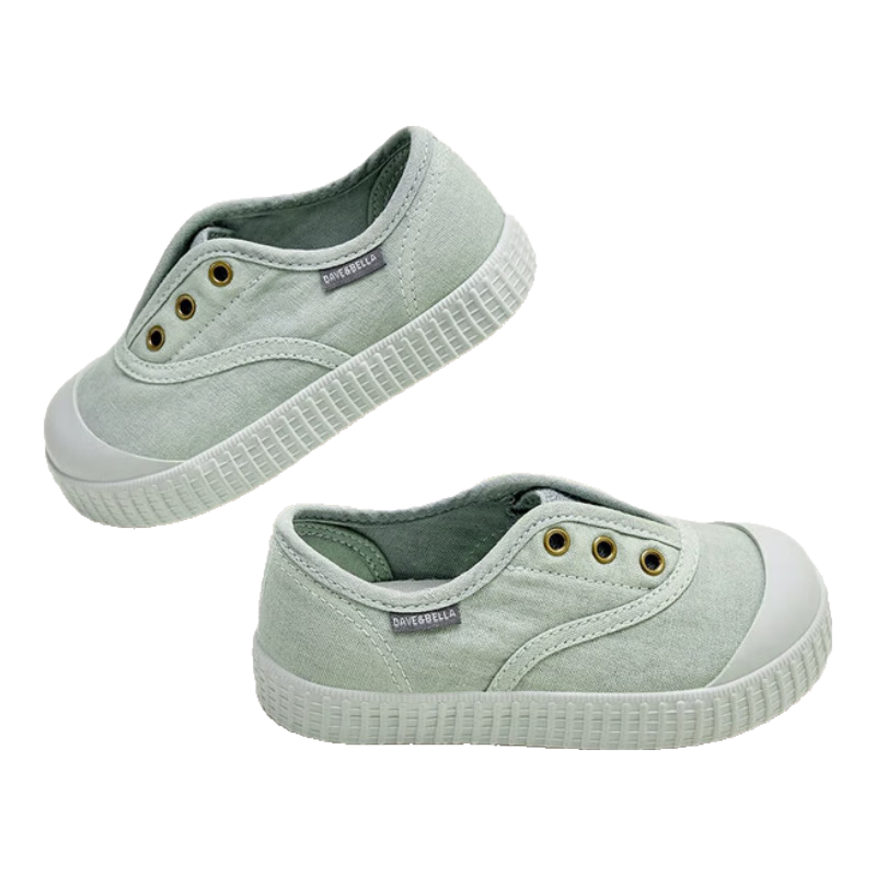 David Bella Kids Canvas Shoes Spring 2024 Boys Casual Shoes Girls Baby Stylish Sneakers Soft Sole