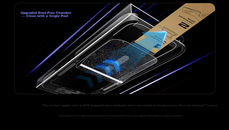 ESR ESR [3 Pieces] Tempered Glass Screen Protector for Samsung S25 Ultra, Galaxy S25 Ultra Phone Film, Anti-Fingerprint, HD Clear, Full Coverage Front Protective Film 10