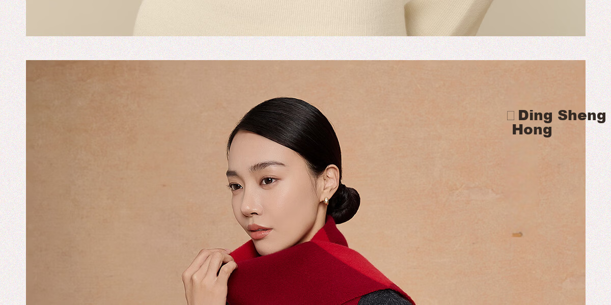 Wanshili Autumn Winter Warm Wool Scarf Unisex Neck Warmer Gift Box Geometric Pattern Brown 20
