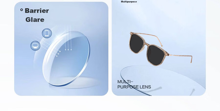 Bertha Women's Sunglasses High-End Polarized UV Protection Photochromic Square Round Face Slimming Sun Glasses for Women 3