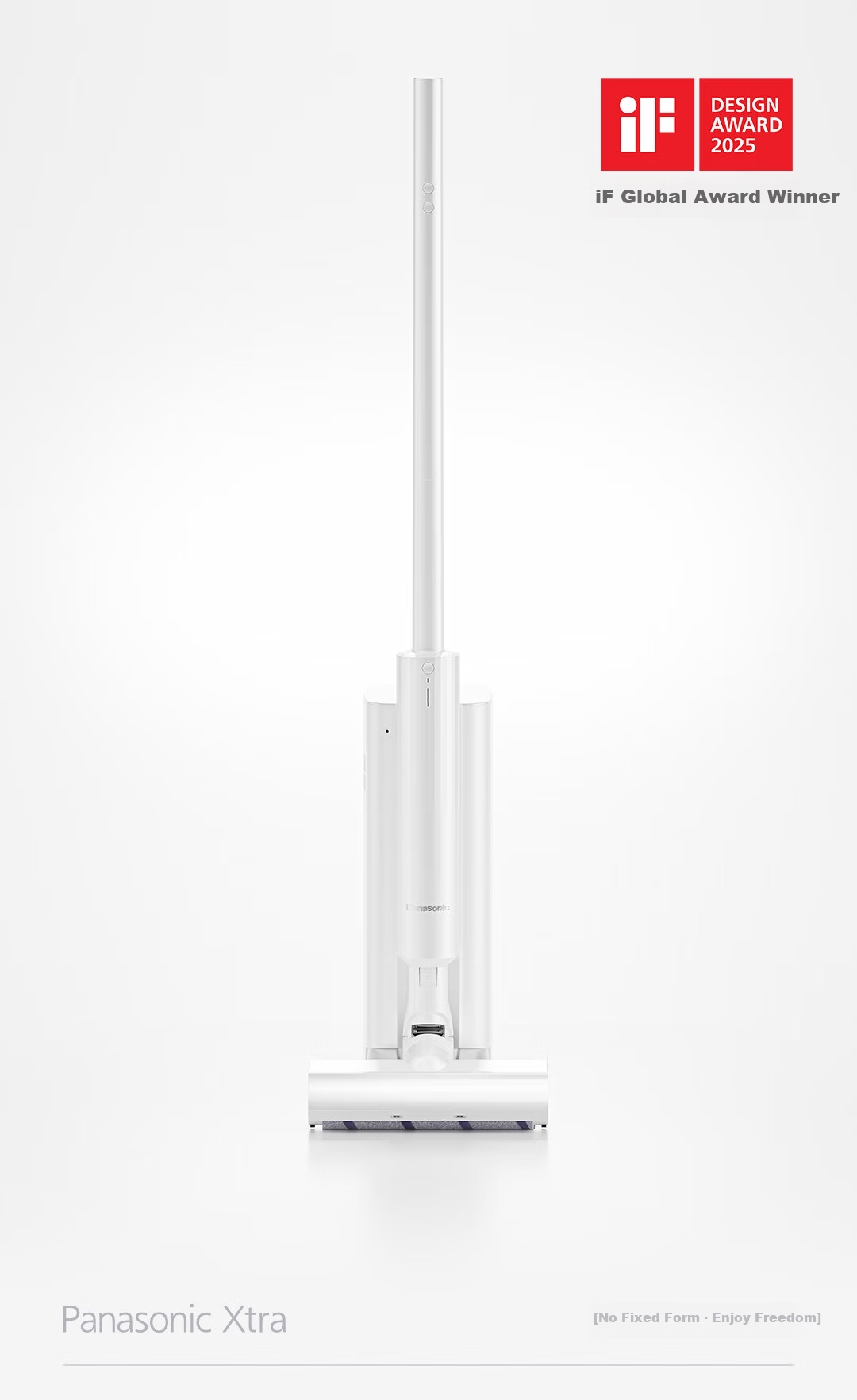 Panasonic Xtra Zero Zero Cordless Vacuum Cleaner Automatic Dust Collection Home Powerful Handheld Green Light Dust Detection Pet Hair Removal MC-KAX1W [60 Days No Trash Emptying] 5