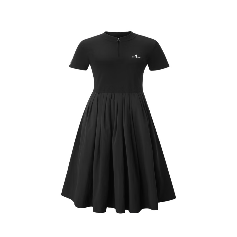 Biyinlefen [Comfort Stretch Knit Fabric] 2026 Spring Summer New Women's Fashion Casual Commuter Crew Neck Short Sleeve Dress