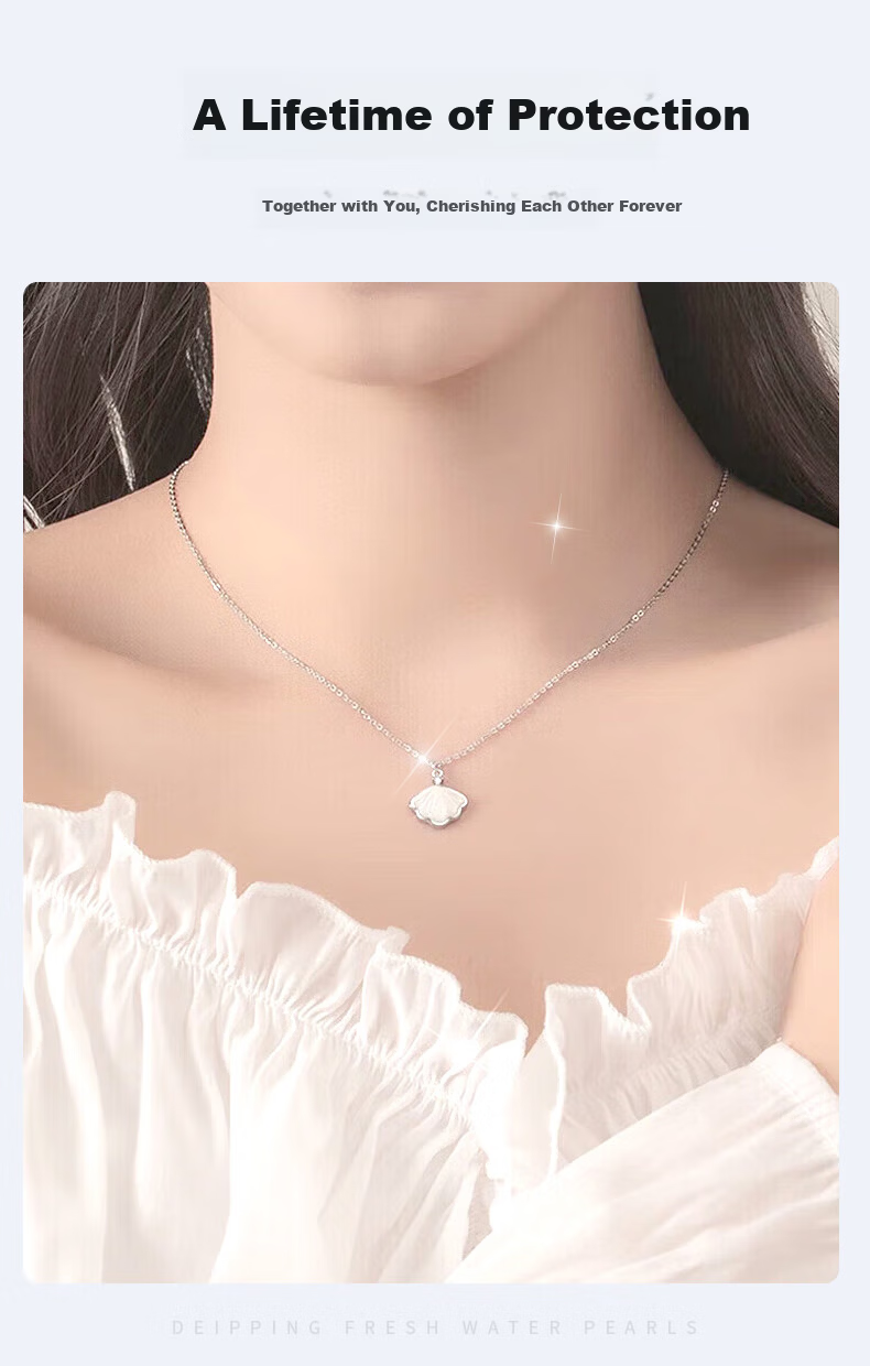 GLTEN Swarovski Zirconia Silver Pendant Necklace for Women Birthday Gift Luxury Boutique for Girlfriend Wife 3