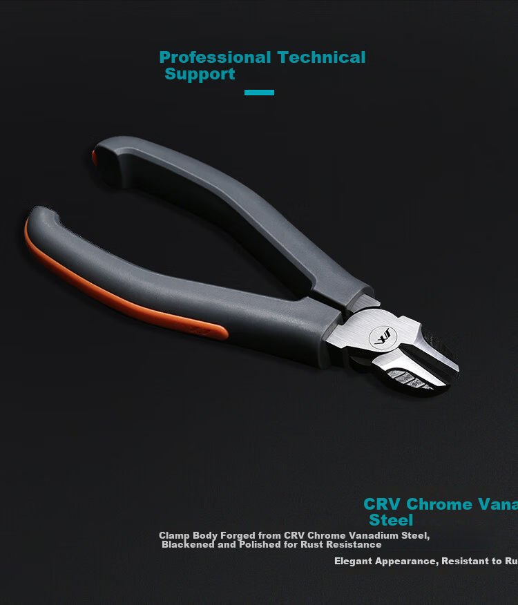 Jimmy Home 6-Inch Diagonal Pliers Multi-Functional Industrial Grade Wire Cutters JM-G1706N 3