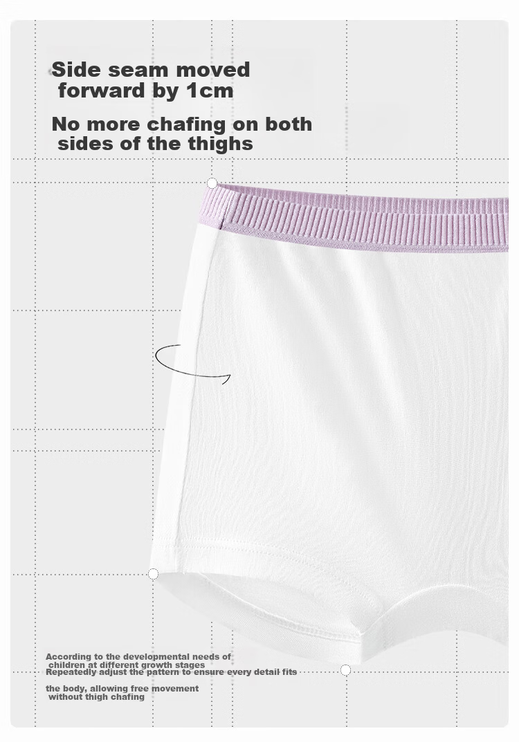 YEEHOO [Xiaoyang Cotton] Children's Pure Cotton Disposable Sterilized Underwear Unisex Boys and Girls Boxer Underwear Travel Pack 13