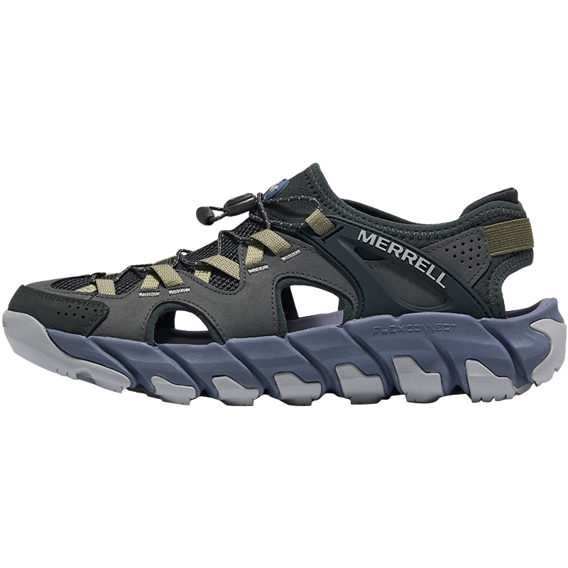 Merrell Outdoor Stream Trekking Sandals MAIPOSIEVE Lightweight Breathable Non-Slip Outdoor Camping Casual Sandals J031 Gray Blue 42