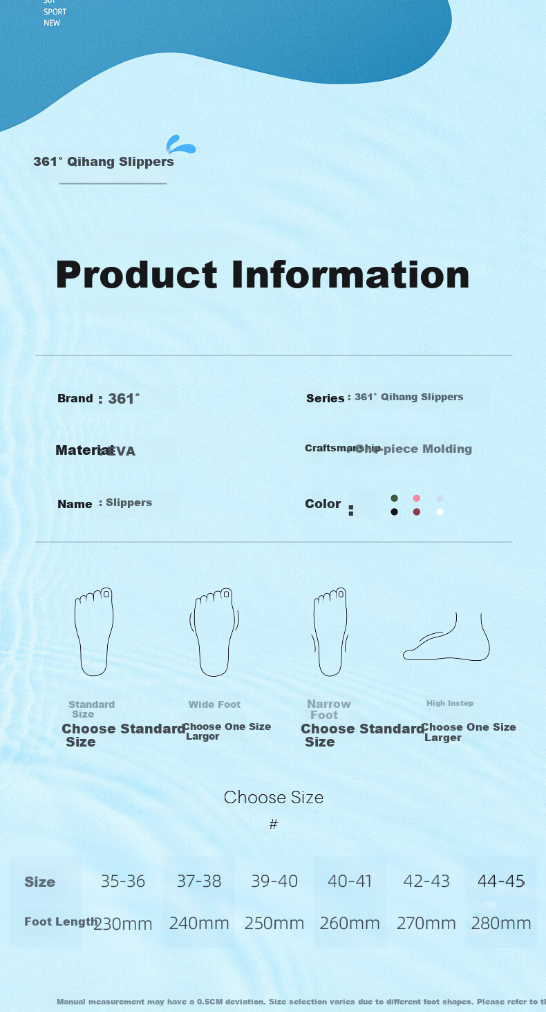 361° Qihang Men's Summer Flip Flops Non-Slip Wear-Resistant Outdoor Beach Sandals Men's Shower Bathroom Slippers 8