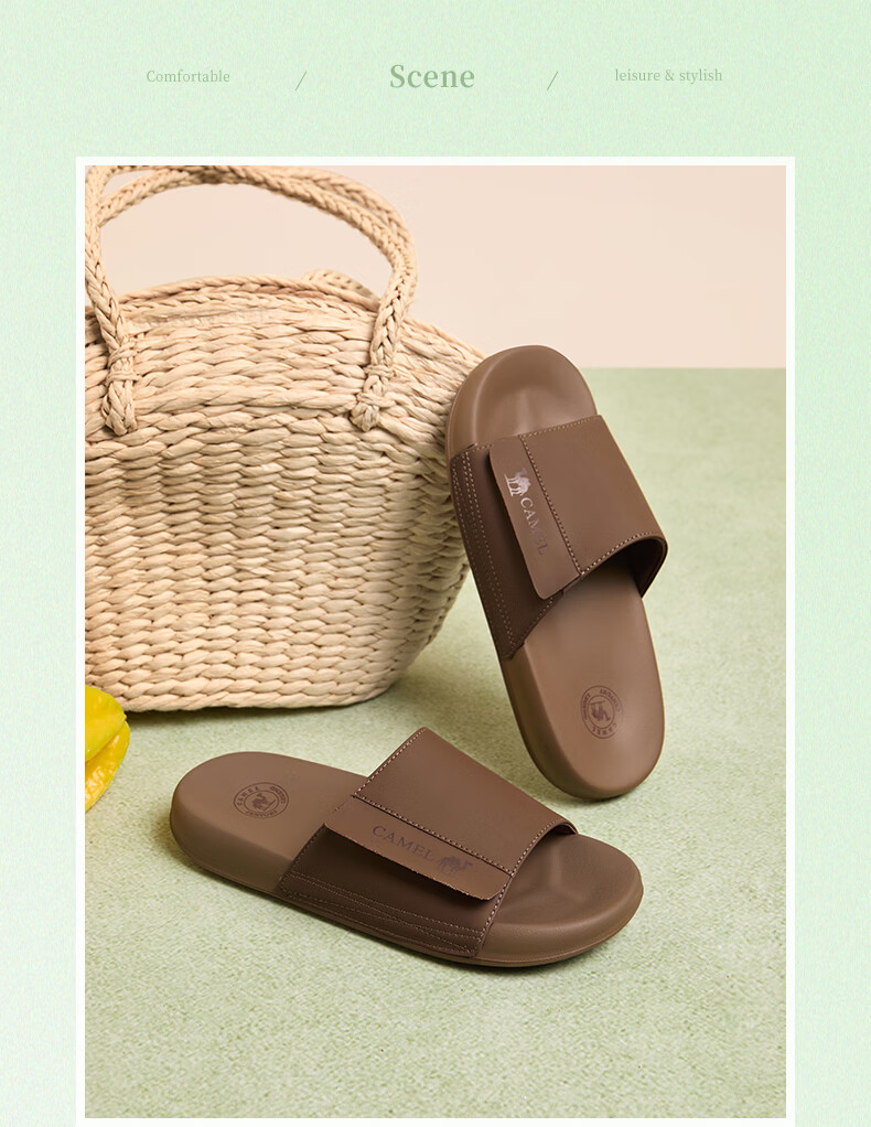 CAMEL Yunfeng Casual Lightweight Breathable Comfortable Versatile Beach Sandals Women L26M504020 Pink Size 37 17