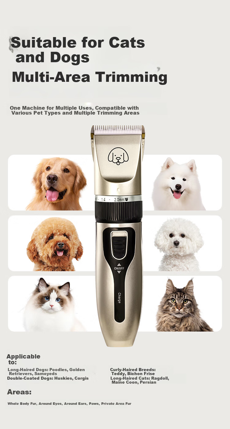 Yijan Pet Paw Hair Trimmer, Cat And Dog Side Trimming And Hair Suction Tool, Pet Store Same Model Grooming Clipper, Graduation Gift 4