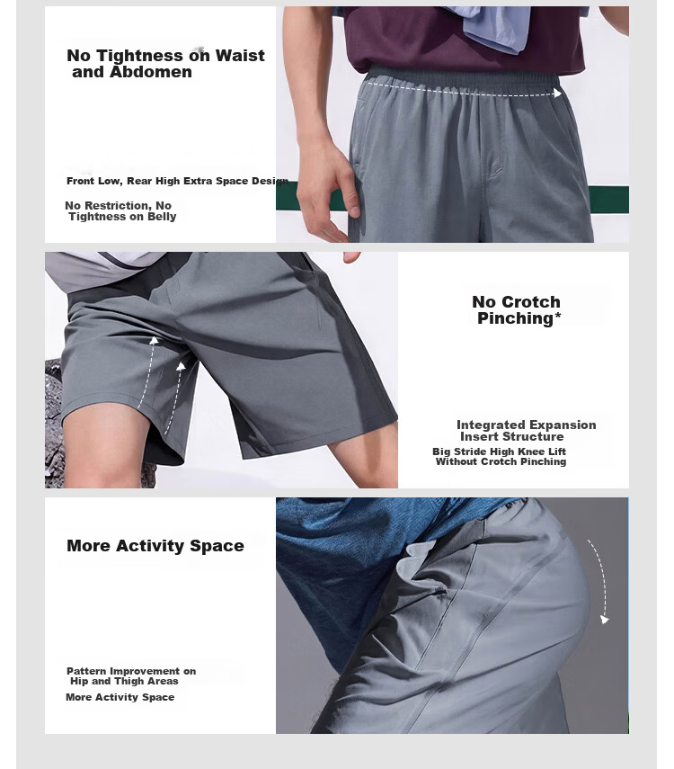 JD Jingzao New Spring Summer Quick-Dry Running Sports Shorts for Men Gym Training Breathable Casual Five-Point Pants Black 2XL 13