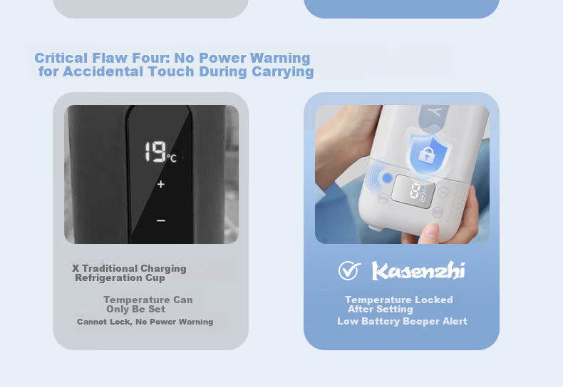Kasenzhi Insulin Cooler Box, Portable Rechargeable Mini Refrigerator, Wireless Thermos Cup, Medicine-Specific Bag for Growth Hormone 3