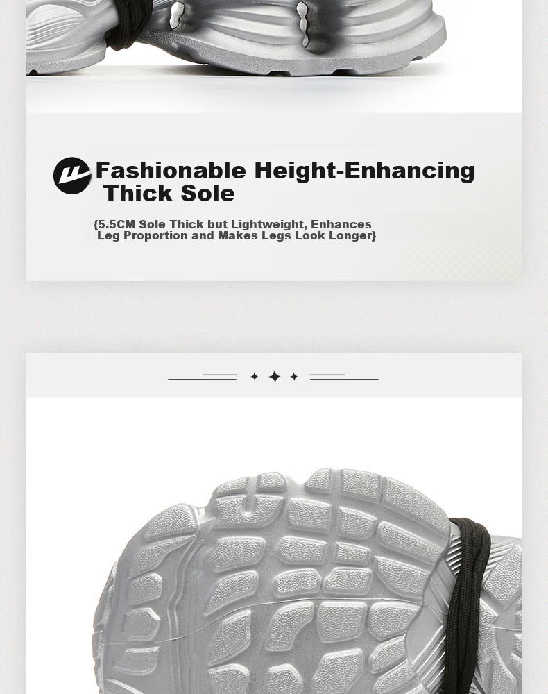 Warrior Women's Dad Sneakers 2026 Spring New Versatile Mesh Shoes Thick Sole Casual Sports Shoes Silver Black Size 35 6