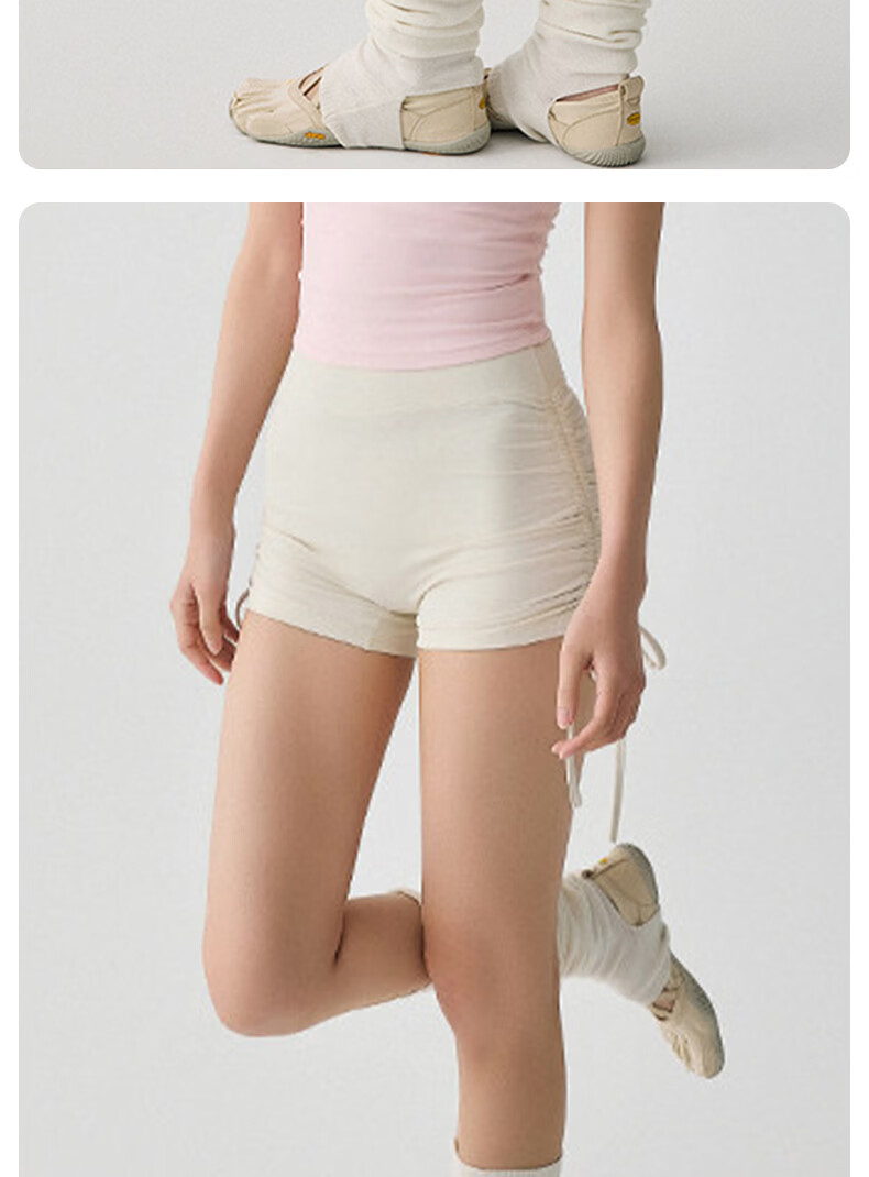 Xueqiman Spring Summer New Quick-Dry Bare-Feel Yoga Shorts for Women Outdoor Running Sports Three-Quarter Pilates Training Fitness Pants 14