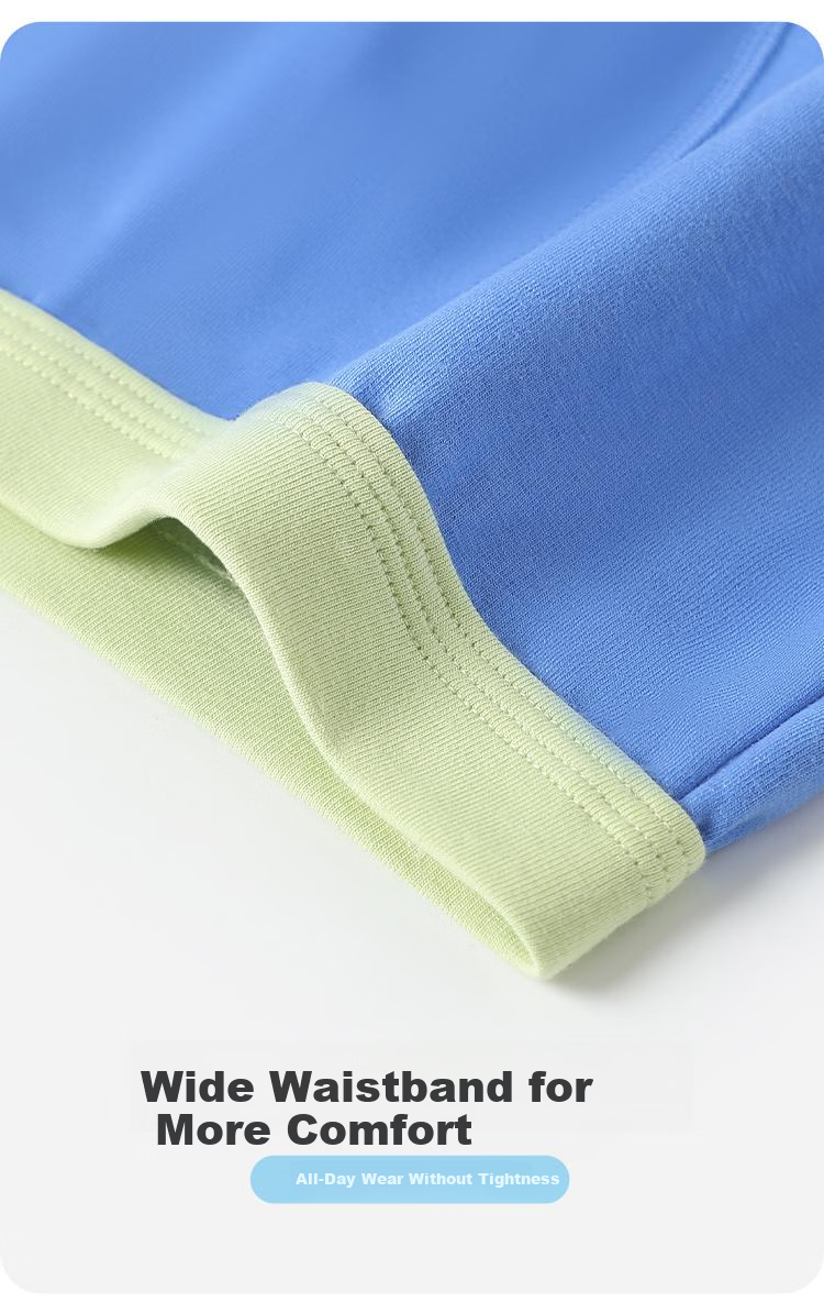 Bingxue Kapok Boys' Underwear A-Class Pure Cotton Boxer Shorts Antibacterial Solid Color for Boys Age 6-12 8