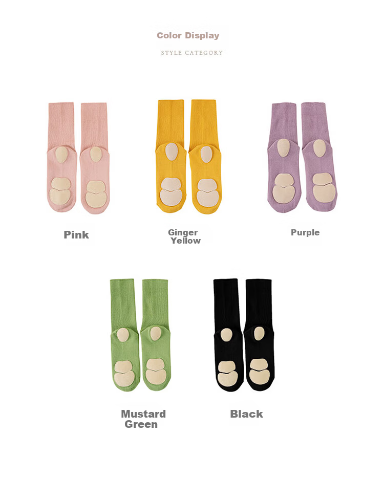 Aiwu Ge Modern Dance Socks Non-Slip Children's Classical Dance Socks with Sole Women's Chinese Dance Practice Socks Avocado Green - 1 Pair 6