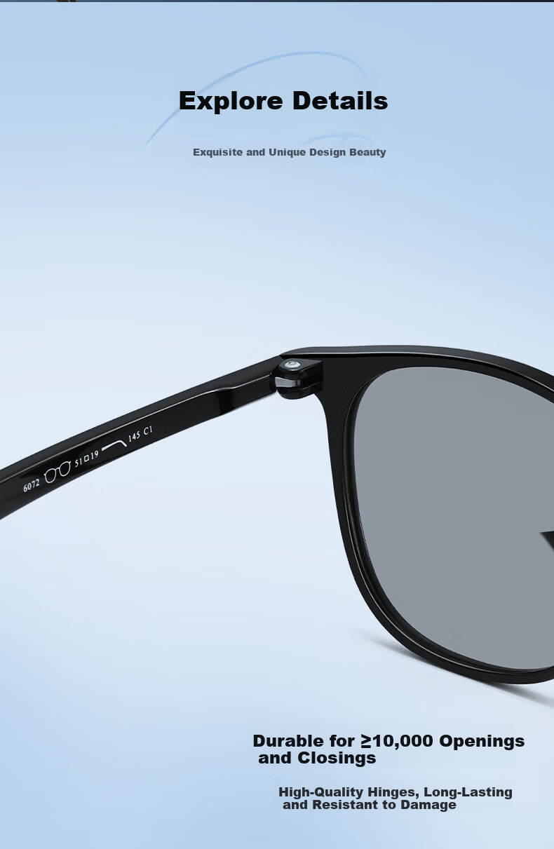 Jiaboli Ultra-Light Photochromic Polarized Sunglasses Driving Glasses Unisex Day and Night Use UV Protection 12