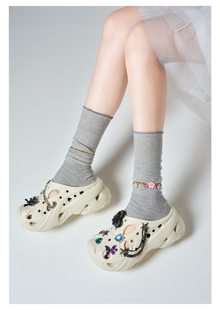 CROCS Coral Clog Shoes | 211141 Pure White - 2MD 37/38 (240mm) 13