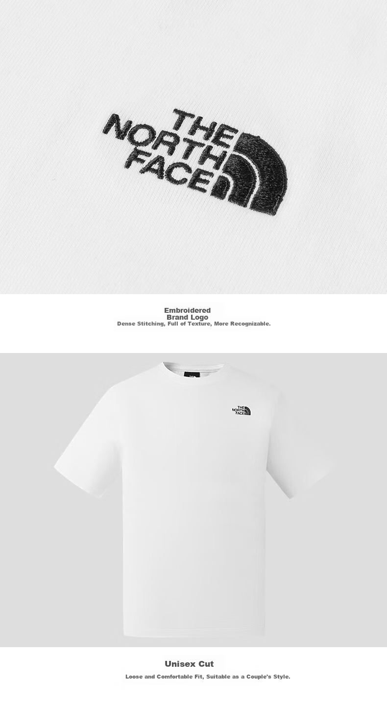The North Face Unisex Short-Sleeve T-Shirt, Outdoor Breathable And Skin-Friendly, 8GWE, Black/JK3, 2XL 4