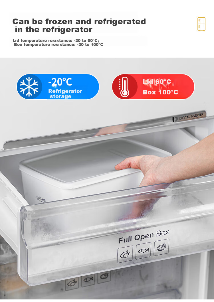 Daisy Leaf Breast Milk Storage Box Refrigerator Freezer Milk Storage Container Fresh-Keeping Freezing Milk Storage Box 8