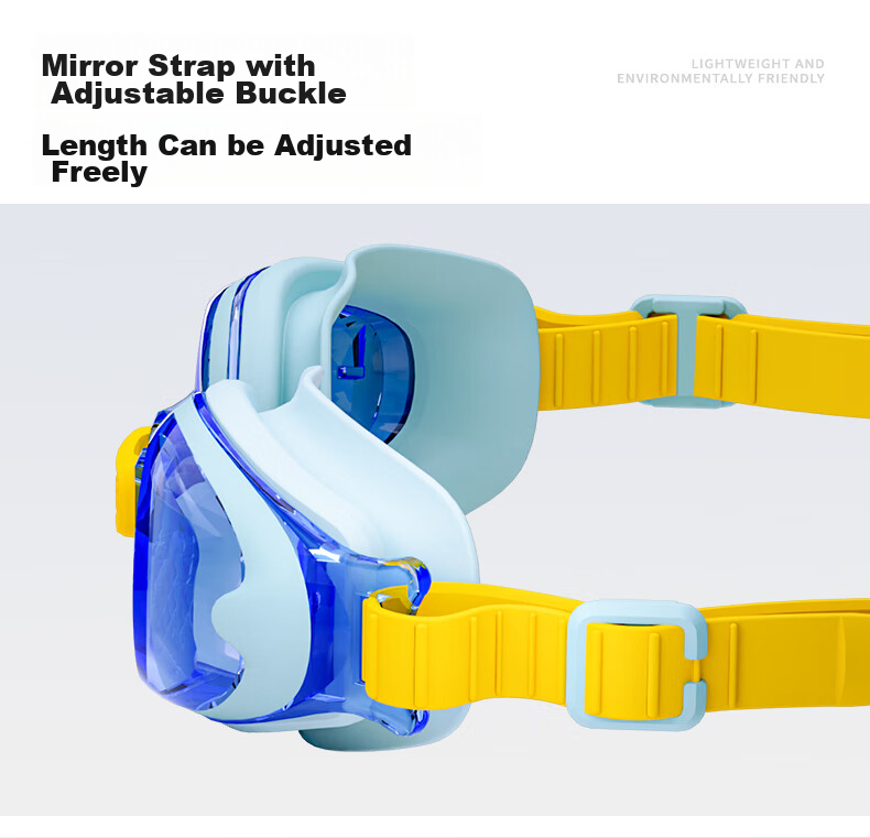 ERKE Kids Small Frame Swim Goggles Waterproof Anti-Fog Competitive Swimming Goggles and Swim Cap Set 6