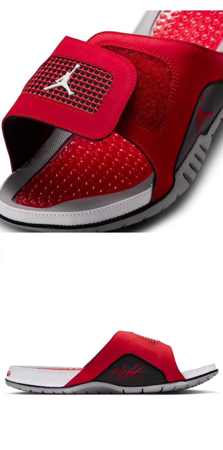 Jordan Men's Slides JORDAN HYDRO IV RETRO Sneakers 532225-600 Red Size 42.5 3