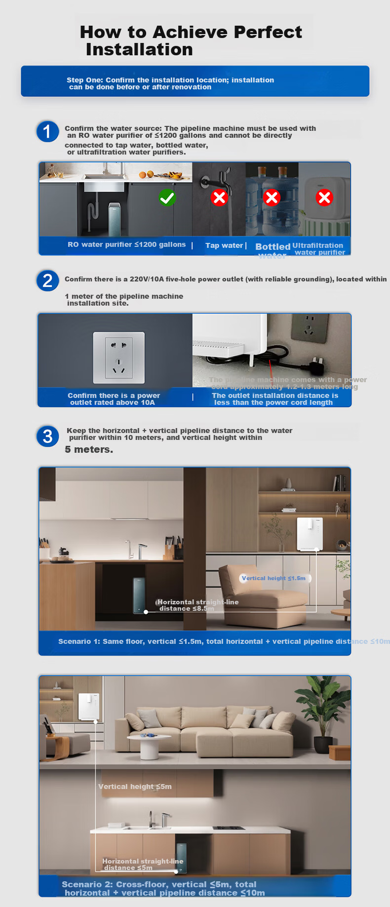 Haier Cloud Warm Wall-Mounted Water Purifier Companion Pipeline Machine 100% True Boiling No Silicone Tubing Odorless Direct Drinking Machine HGRZ2312 18