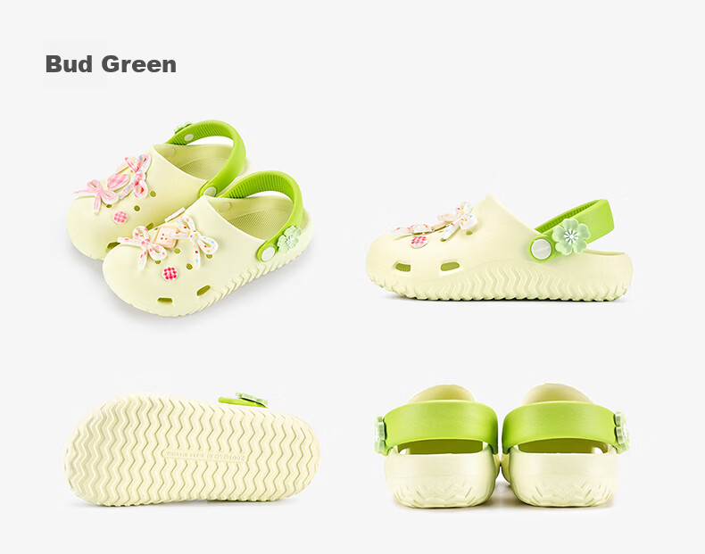 Balabala Girls' Summer Hollow Out Sandals Princess Breathable Outdoor Beach Slippers for Toddler and Big Kids 11