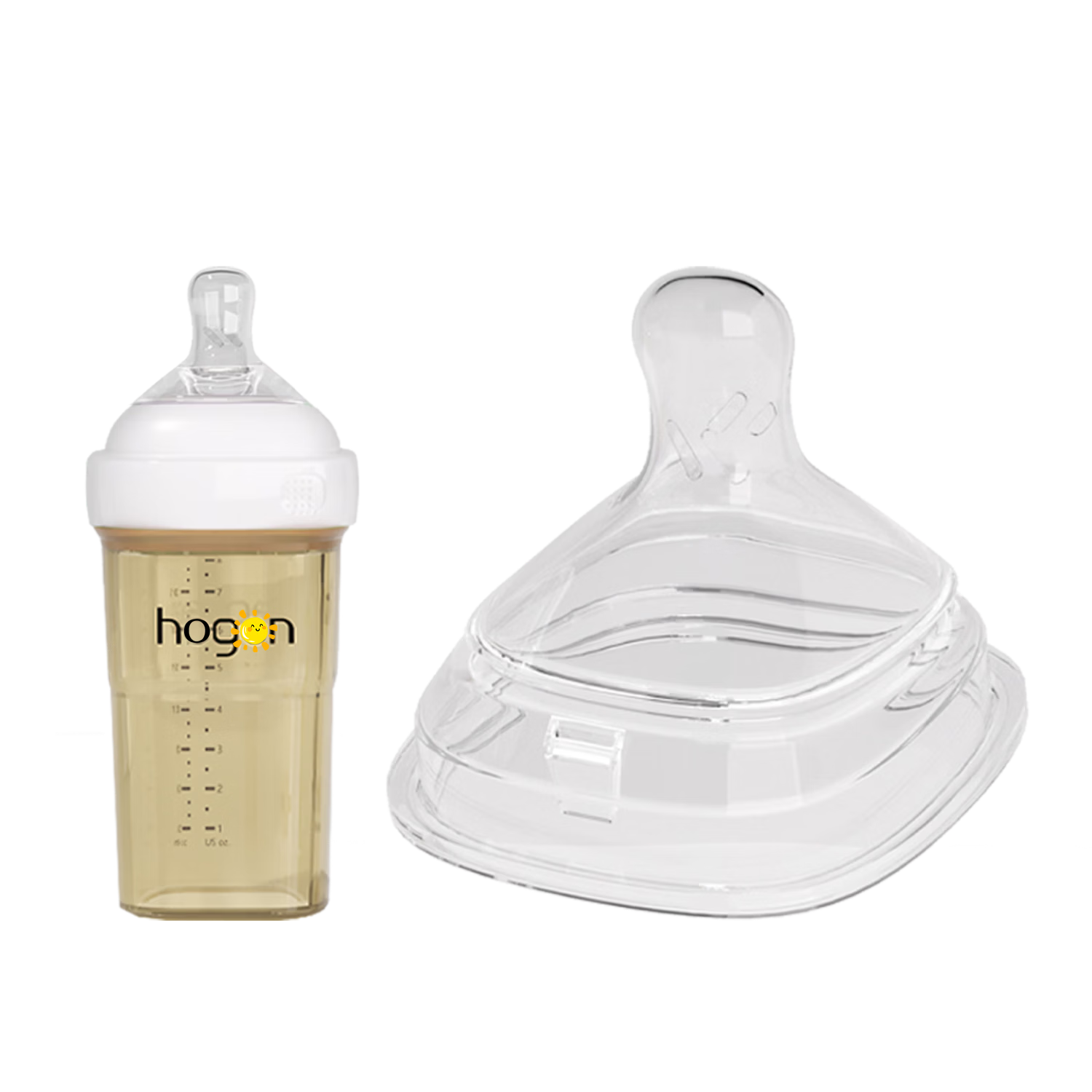 BAYTIM Compatible Hegen Teat Hegen Baby Bottle Accessory Stage 1 Off-Center Nipple
