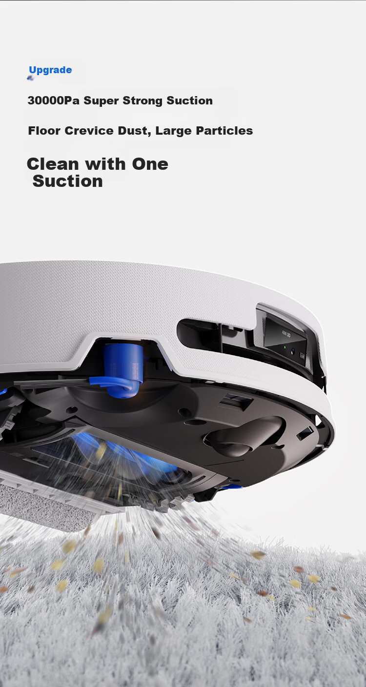 Ecovacs T90 PRO Robot Vacuum Cleaner - New Release, 4-in-1 Vacuum, Mop, Wash, Dry with Automatic Cleaning, Dust Collection, Hot Water Mop Washing, Hot Air Drying, Drum Water Washing, and Water Supply  14