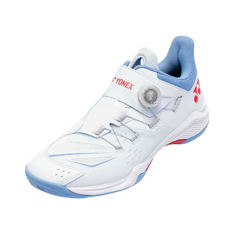 YONEX Badminton Shoes, Professional Competition Power Cushion, Shock-Absorbing, Wear-Resistant, Non-Slip, SHB88D3EX, Light Blue, Size 37.5