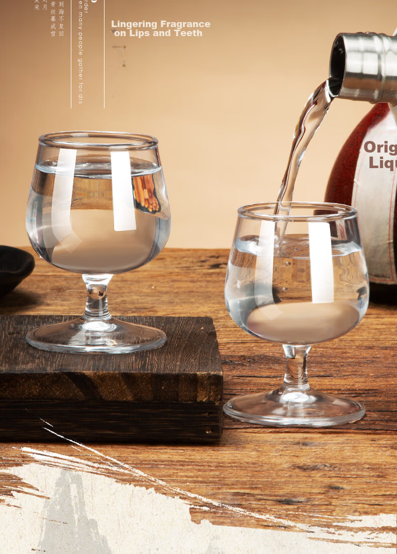 Green Apple 95ml Thickened Crystal Glass Tasting Cups Set of 6 for Baijiu, Wine, and Brandy 3