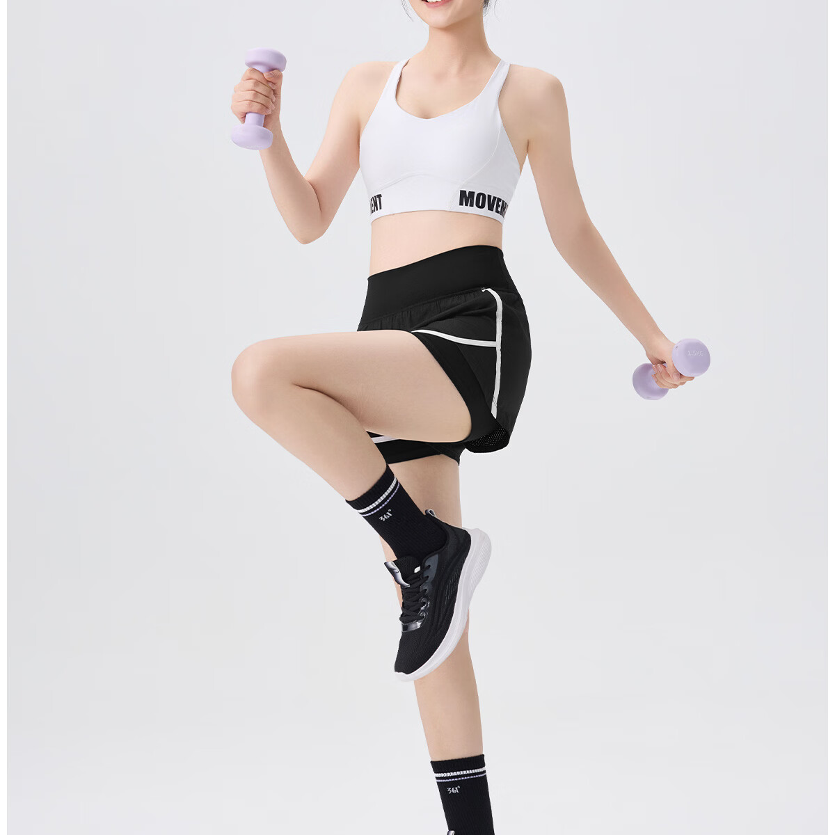 361° Women's Sports Shorts Summer New Anti-Exposure Yoga Fake Two-Piece Fitness Running Shorts 21