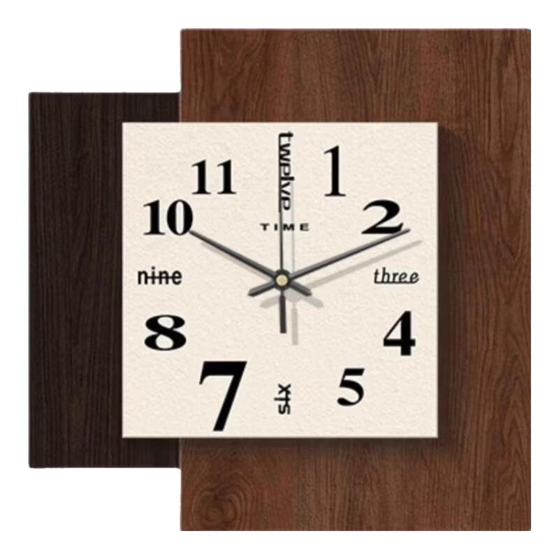 JIJUANJI Vintage Creative Wall Clock 2025 New Model High-End Artistic Wall Clock for Living Room and Dining Room