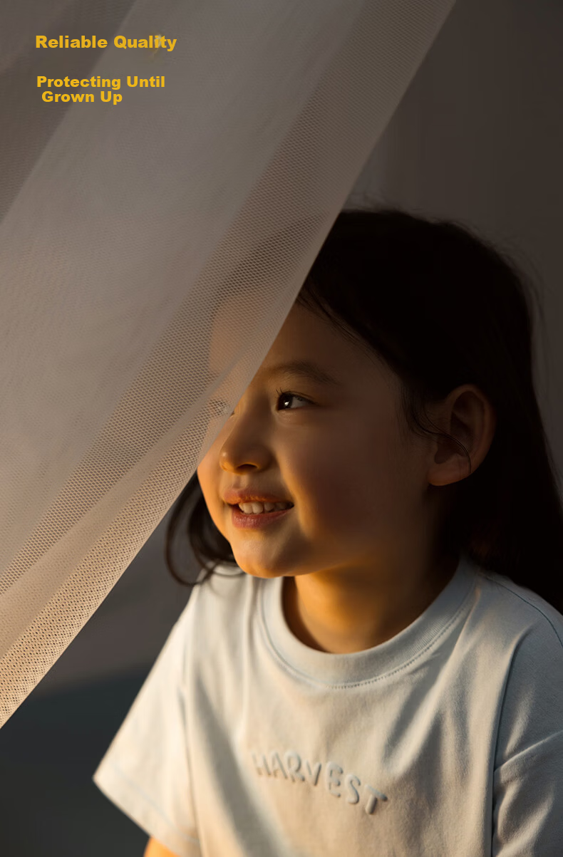Meiduo Jia Anshui Cabin Pro3 Full Coverage Baby Anti-Fall Mosquito Net 1.5x2m Starry Gray [Mosquito Net + Cotton Bed Sheet] 15