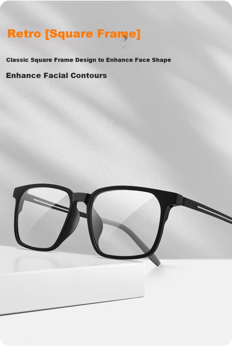 Gameking Blue Light Blocking Glasses Unisex Anti-Radiation Non-Prescription Frame for Phone Computer Gaming 019 Black 5