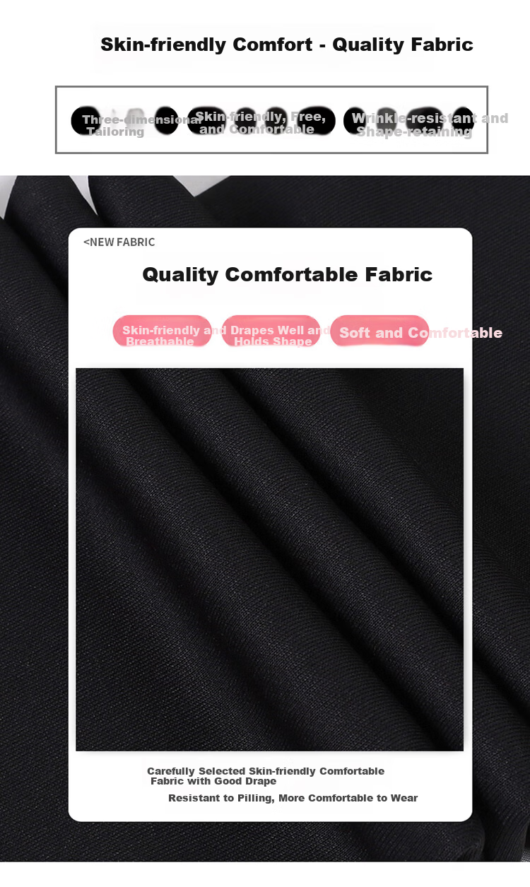 Woodpecker Women's Versatile Straight Loose Slimming Long Pants Spring Autumn New High Waist Sports Casual Pants Black 2XL 5
