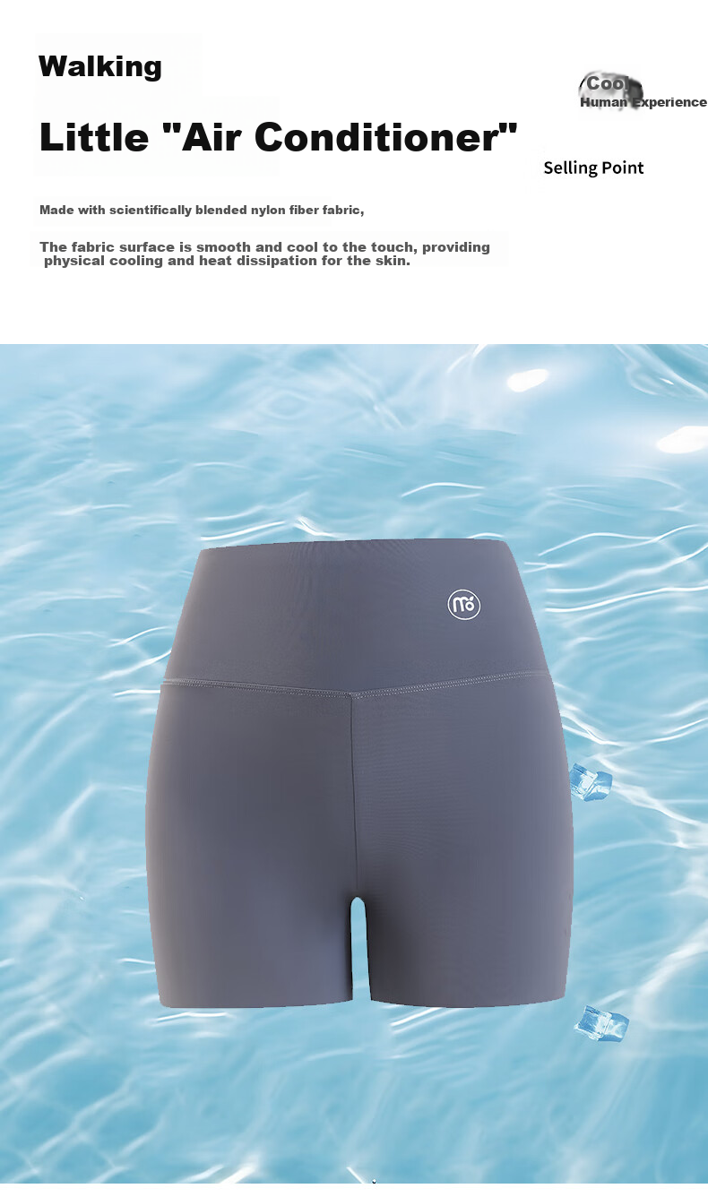 LangSha Ice Silk Shark Leggings for Women, High-Waisted, Tight-Fitting, Slimming, Base Layer Pants, Sports Fitness Yoga Pants, Three-In Safety Shorts 19