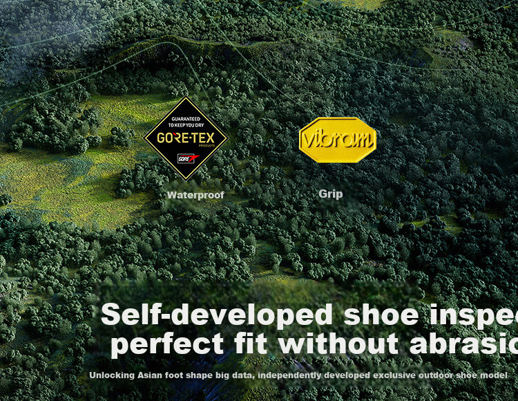 KOLON SPORT KS-2000 GTX Waterproof Breathable Hiking Shoes Unisex Durable Mountain Climbing Shoes 2