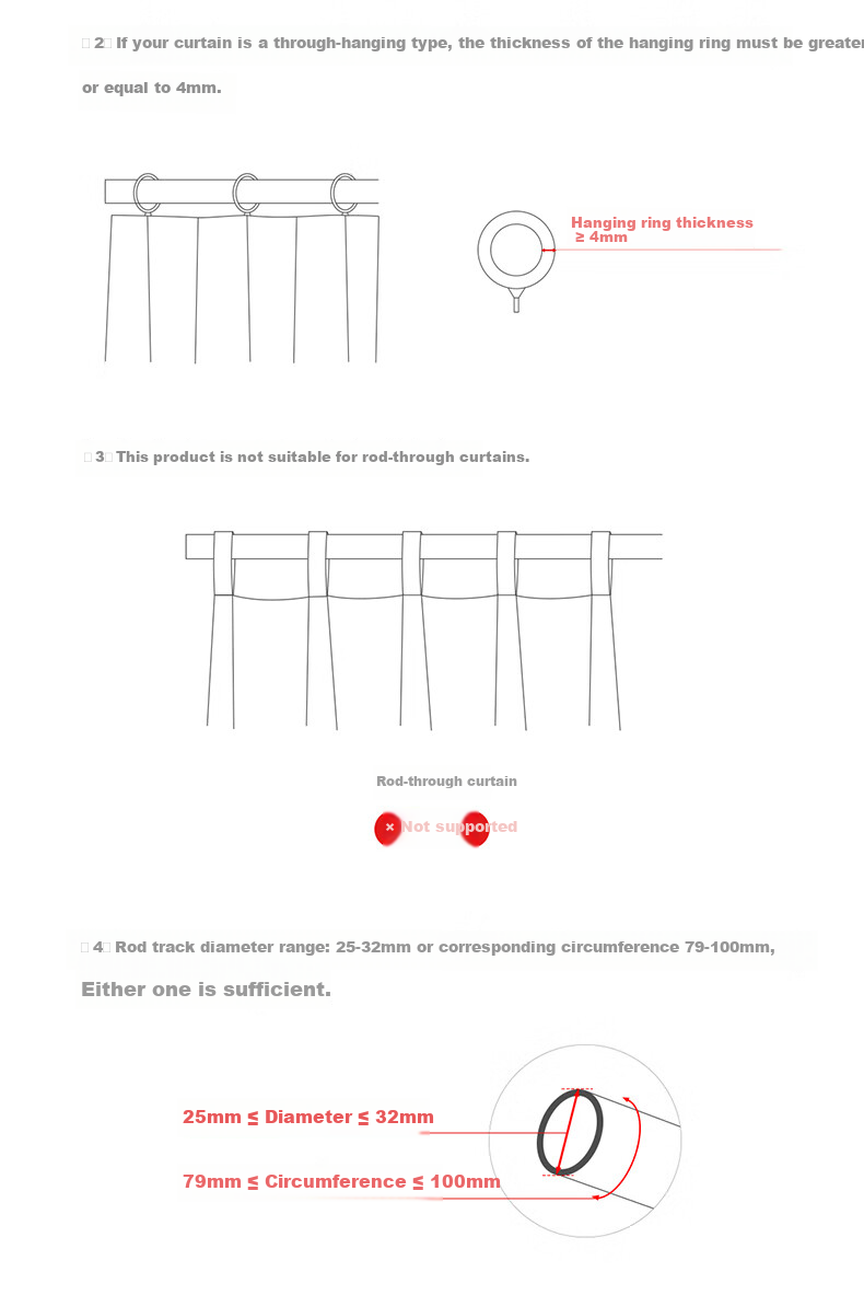 Mijia Xiaomi Mijia Curtain Companion (Roman Rod Version) Smart Electric Automatic Curtain Ready to Use 16