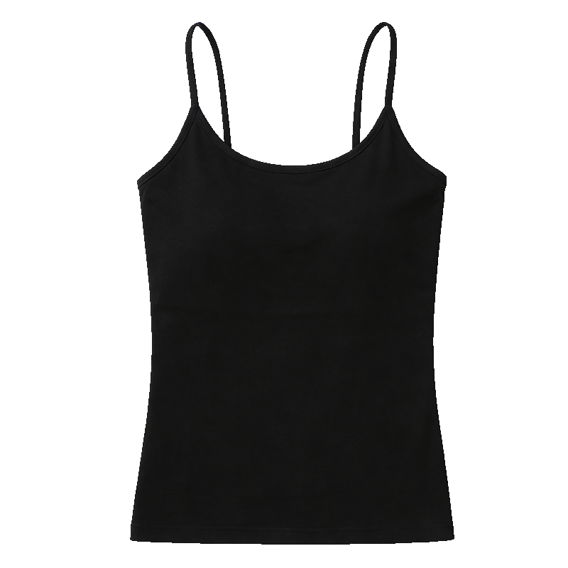 Urban Beauty Pure Cotton Basic Camisole Slim Fit Thin Vest Top for Women Innerwear Outerwear