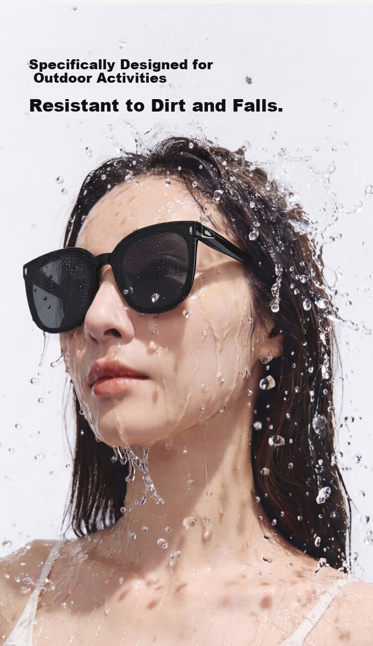 Beneunder Sunglasses Unisex UV Protection Cycling Driving Square Round Large Frame Outdoor FD020 15
