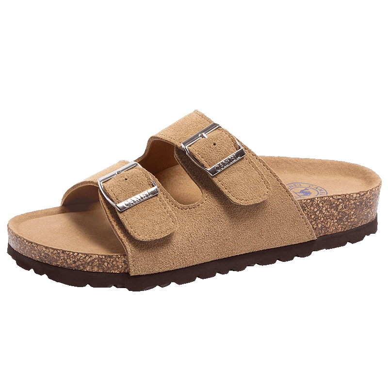 CAMEL Birkenstock Style Women's Casual Thick Sole Platform Sandals L26M700064 Brown Size 37